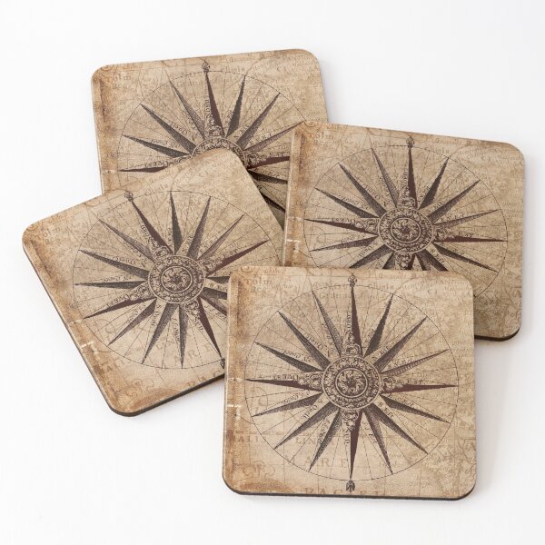 Item preview, Map with compass designed and sold by Dator.