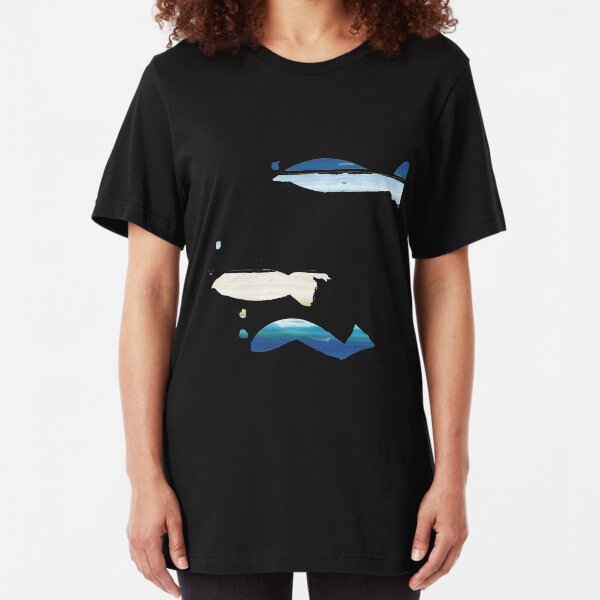 Expressive Fishes Slim Fit T-Shirt
