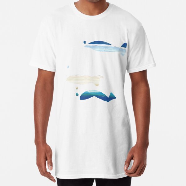 Expressive Fishes Long T-Shirt