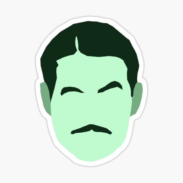 Mr House Vector Head Sticker