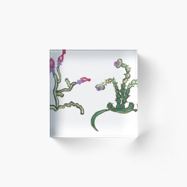 Ugly But Happy Plants Acrylic Block