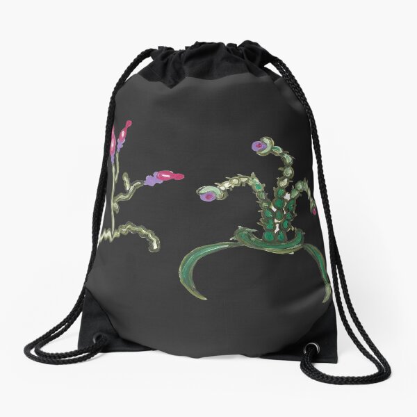 Ugly But Happy Plants Drawstring Bag