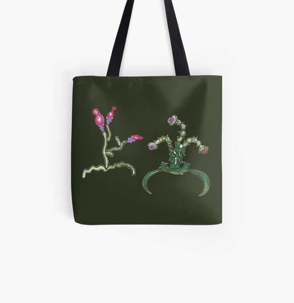 Ugly But Happy Plants All Over Print Tote Bag