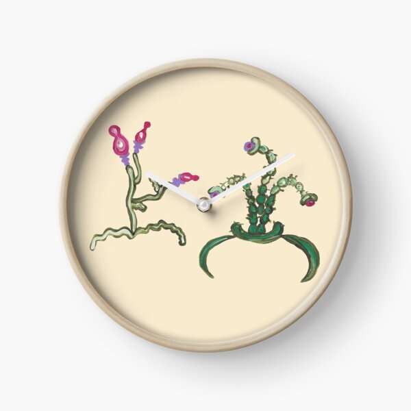 Ugly But Happy Plants Clock