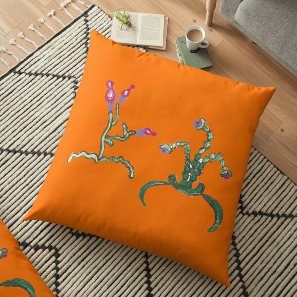 Ugly But Happy Plants Floor Pillow