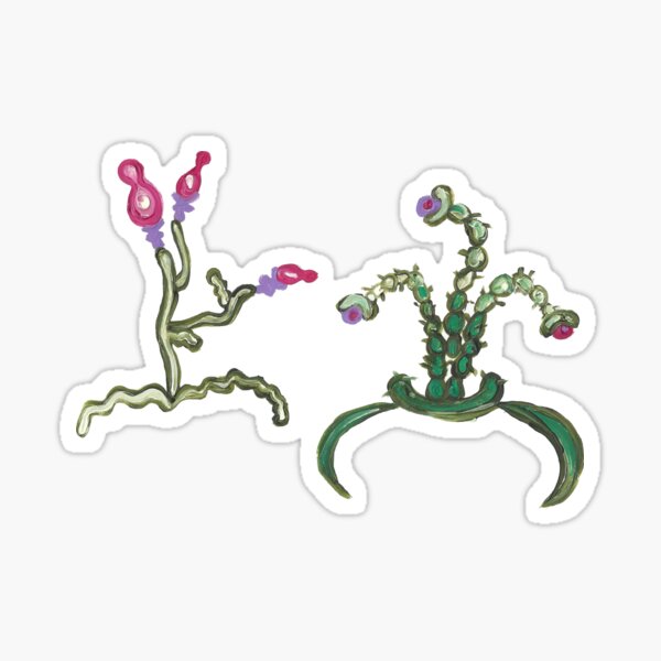 Ugly But Happy Plants Sticker