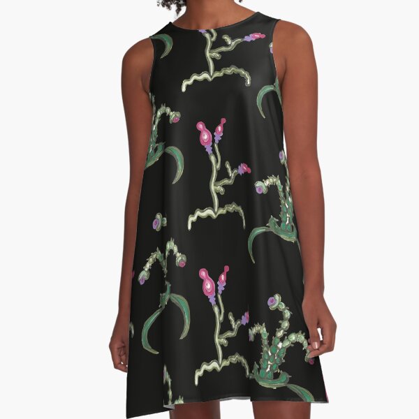 Ugly But Happy Plants A-Line Dress