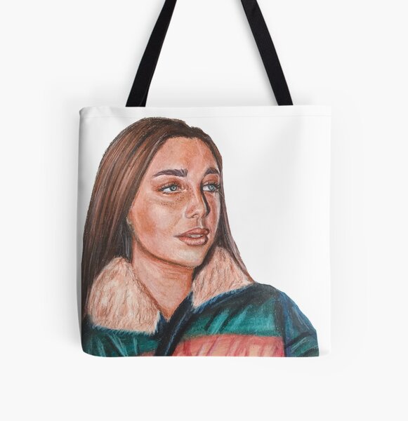 Custom Emma Chamberlain For Dark Tote Bags By Sengul - Artistshot