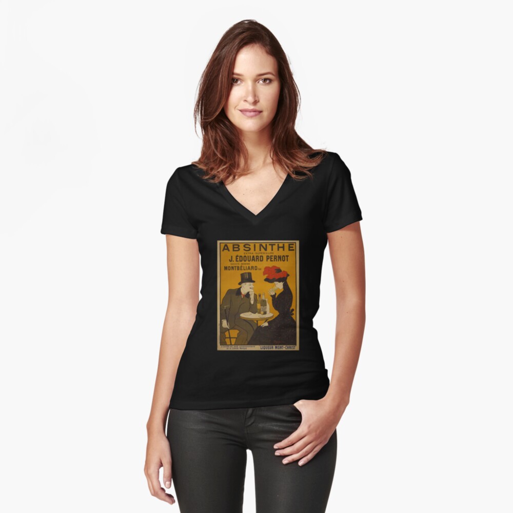 Item preview, Fitted V-Neck T-Shirt designed and sold by RozAbellera.