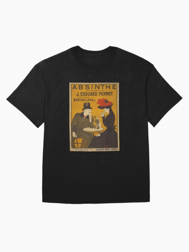 Thumbnail 3 of 7, Oversized T-Shirt, 'Absinthe' by Leonetto Cappiello (Reproduction) designed and sold by RozAbellera.