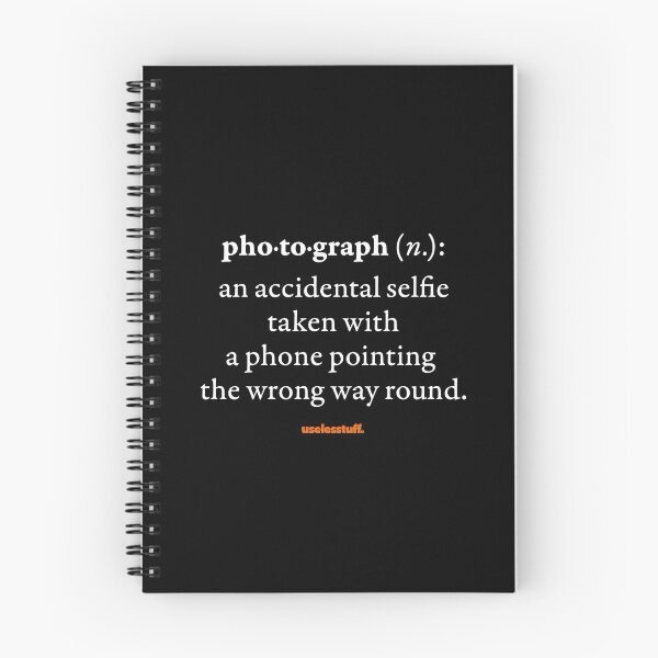 Item preview, 16649-02-BDK – Uselesstuff® Dictionary – Photograph – Wrong Way Round (White) designed and sold by Uselesstuff.