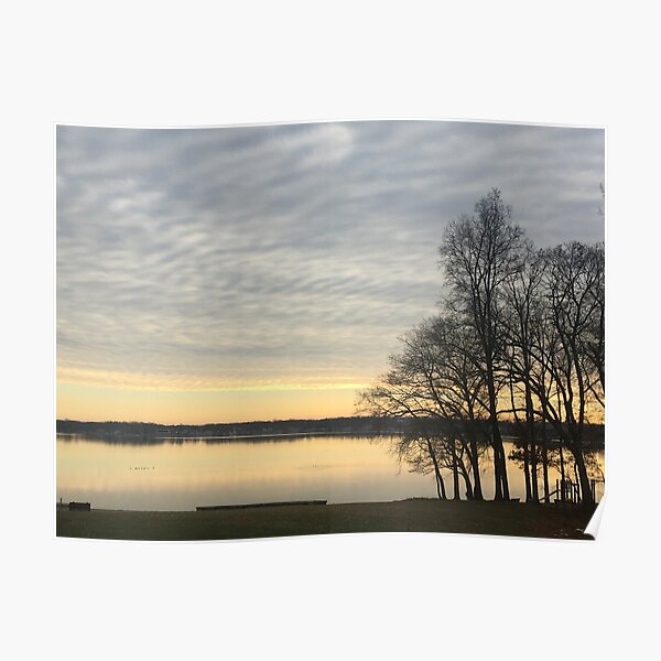 "Winter Sunset" Poster
