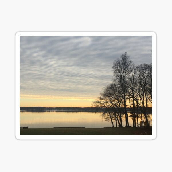"Winter Sunset" Sticker