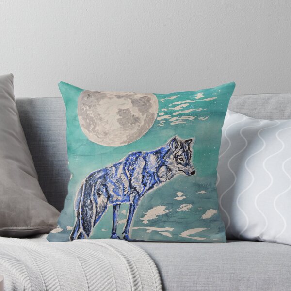 Item preview, Lone Wolf Watercolor Painting designed and sold by 1Lbrody1.