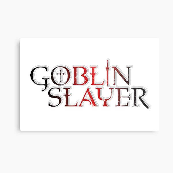 Goblin Slayer Anime Logo 2018 Metal Print