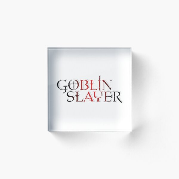 Goblin Slayer Anime Logo 2018 Acrylic Block
