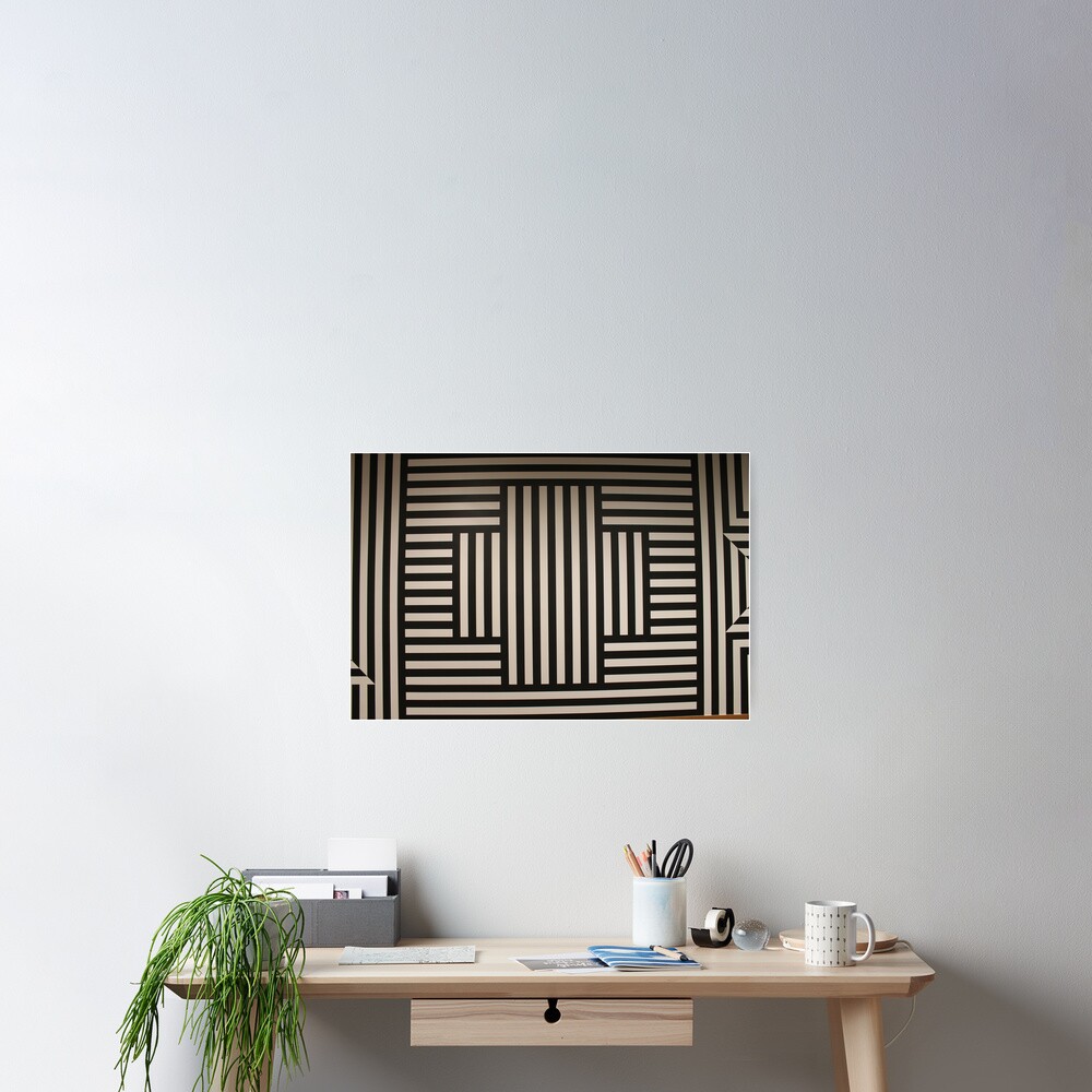 #SolLeWitt #WallDrawing370 #WallDrawing #Wall #Drawing #design #pattern #abstract #decoration #art #horizontal #colorimage #wide #inarow #textured #nopeople #retrostyle #wideshot #wideangle Poster