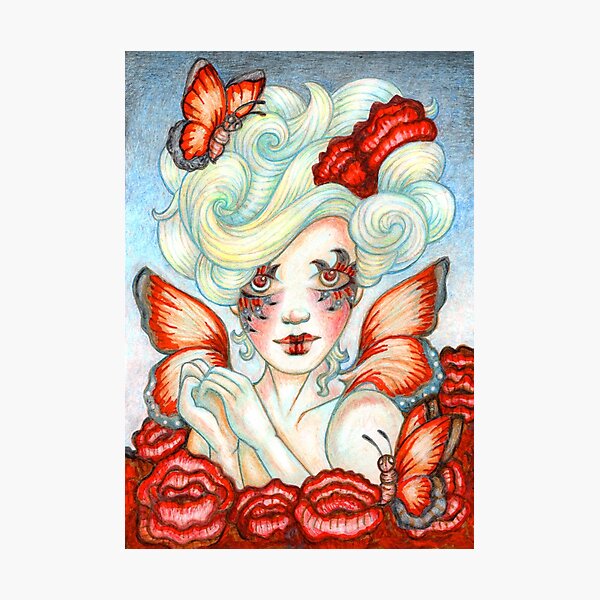 Butterfly Fairy Art titled Bloom by Stephanie Ann Garcia Photographic Print
