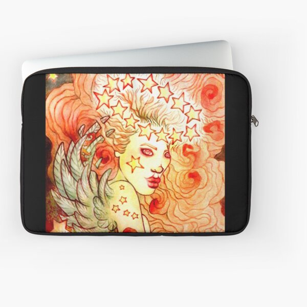 Glamorous Star Angel image titled: Glow created by Stephanie Ann Garcia Laptop Sleeve