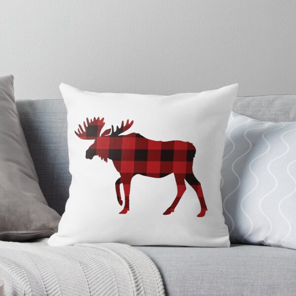 Item preview, Buffalo Plaid Moose designed and sold by Jenn Graham.