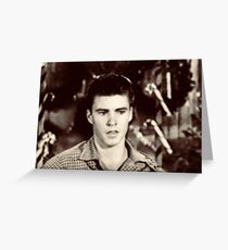 Rick Nelson singt Weihnachtslieder Grußkarte