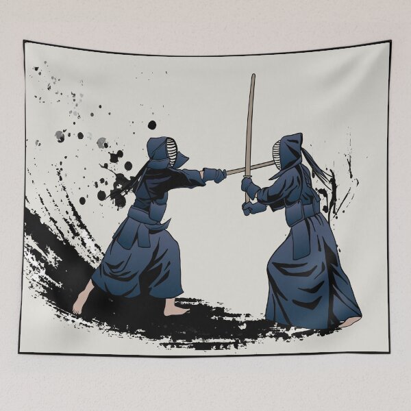 Item preview, Kendo Sword Fight designed and sold by leen12 Art Designs Prints.