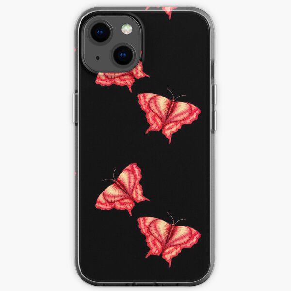 Heart Butterflies created by Stephanie Ann Garcia iPhone Soft Case