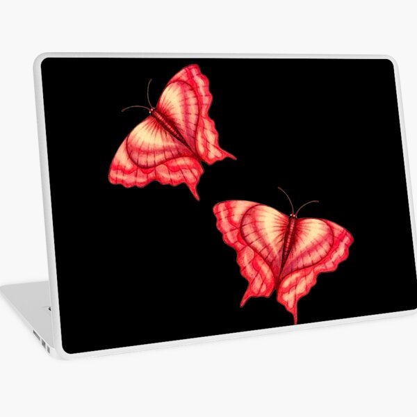 Heart Butterflies created by Stephanie Ann Garcia Laptop Skin