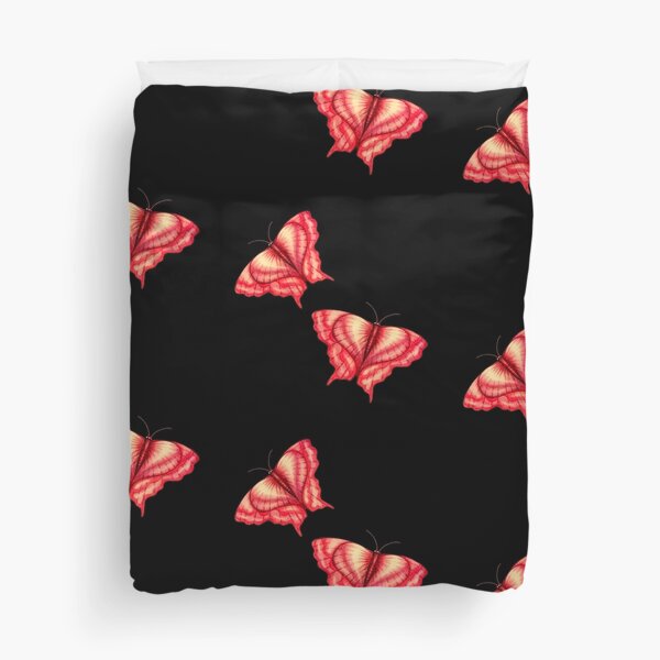 Heart Butterflies created by Stephanie Ann Garcia Duvet Cover