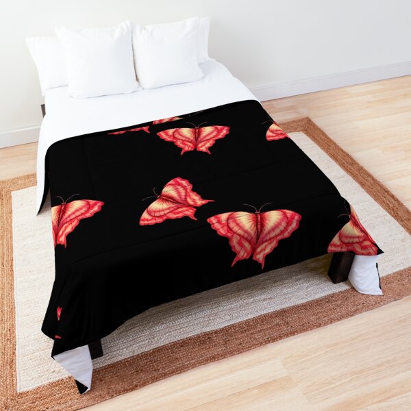 Heart Butterflies created by Stephanie Ann Garcia Comforter
