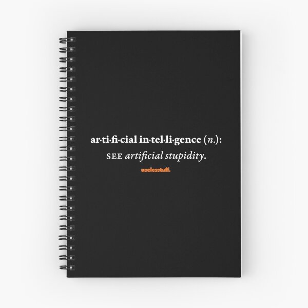 Item preview, 16650-01-BDK – Uselesstuff® Dictionary – Artificial Intelligence – See (White) designed and sold by Uselesstuff.