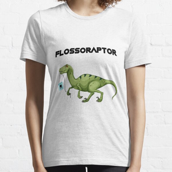 Artikel-Vorschau von Floss Flossoraptor Hygiene Dental Funny - Zahnarzt Geschenk, designt und verkauft von miracletee.
