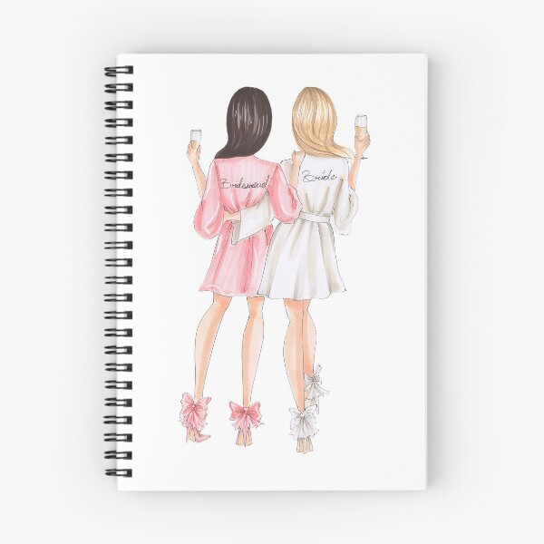 Item preview, Brown hair bridesmaid designed and sold by reyniramirezfi.