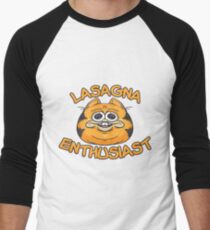 Camiseta ¾ bicolor para hombre Entusiasta de lasaña