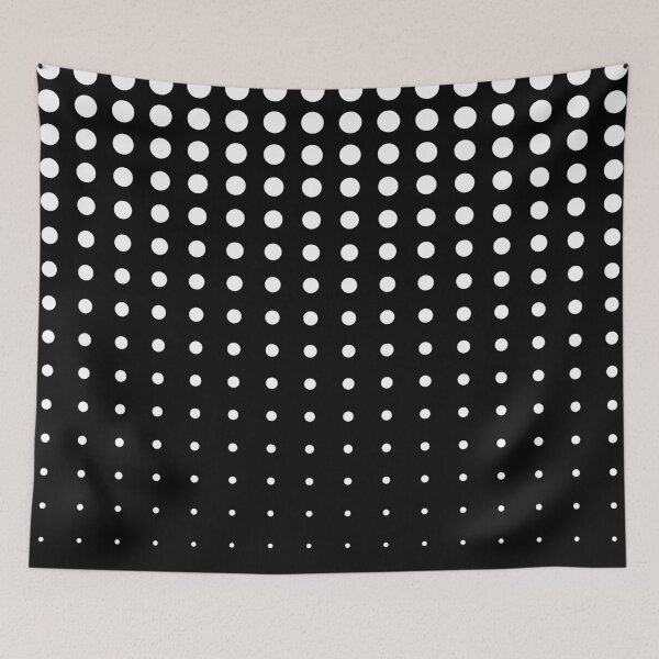 Item preview, Gradient Pattern Dots - Black and White designed and sold by Koalindo Design.