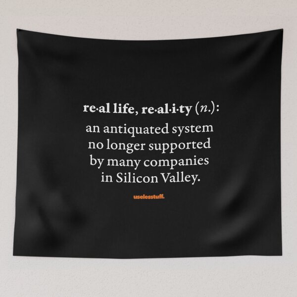 Item preview, 16651-01-BDK – Uselesstuff® Dictionary – Real Life, Reality – Unsupported (White) designed and sold by Uselesstuff.
