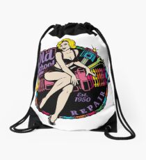 Old School Repairs Drawstring Bag