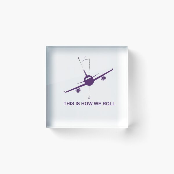 Item preview, This is How We Roll Aviation  PURPLE designed and sold by ThreeCrowns.