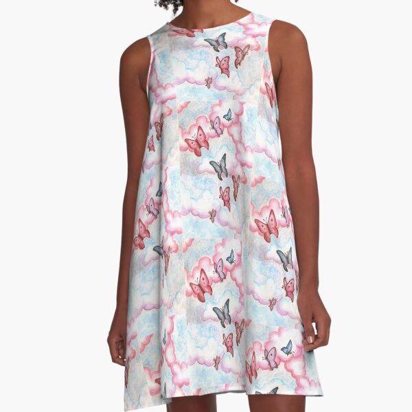 Butterfly Fantasy A-Line Dress