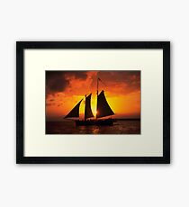 Schooner Framed Print