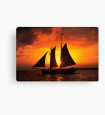 Schooner Canvas Print