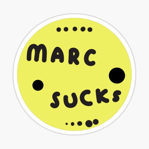Vista previa del artículo con la obra «Marc chupa el pin», diseñado y vendido por lauren nicholas.
