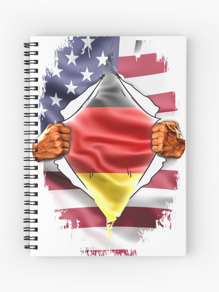 Cuaderno de espiral «Ciudadano alemán de Estados Unidos con oido alemán» de  fkjonschwil | Redbubble