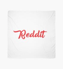 Red Reddit Text Scarf