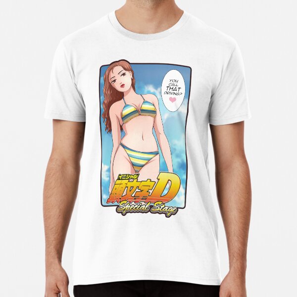 Sakuki from Initial D Premium T-Shirt