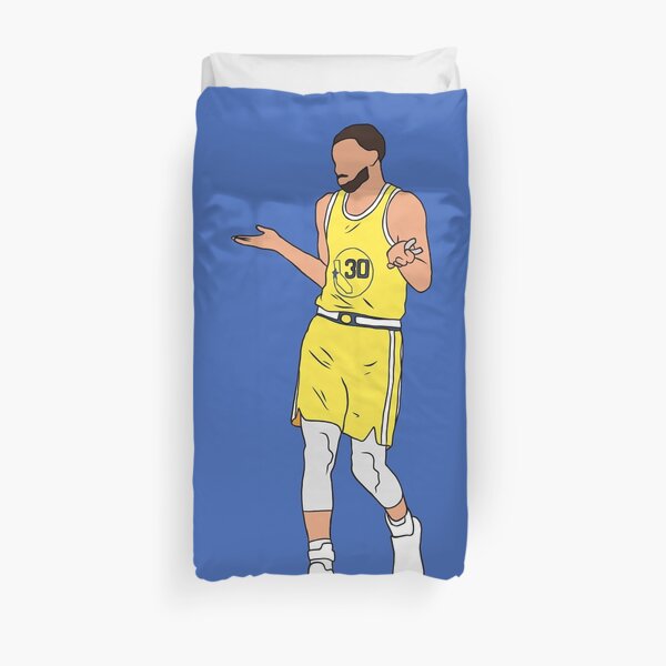 Steph Curry Shrug Duvet Cover