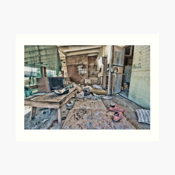 Salton City Abandoned Home Art Print