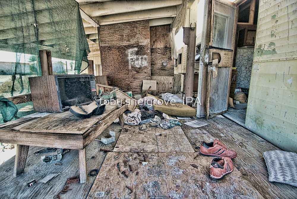 "Salton City Abandoned Home" by toby snelgrove IPA Redbubble