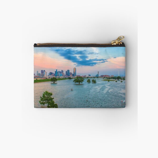 Item preview, Flooded Trinity River Dallas Skyline designed and sold by josephhaubert.