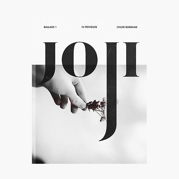 Joji - Discography Poster Photographic Print